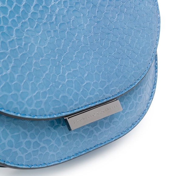 BRUNELLO CUCINELLI Snake Embossed Leather Crossbody Bag - Picture 6 of 8